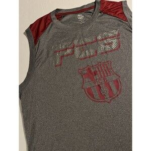 Barcelona FCB Soccer Performance Sleeveless Tank Shirt XL Yamal FC Cup Premier